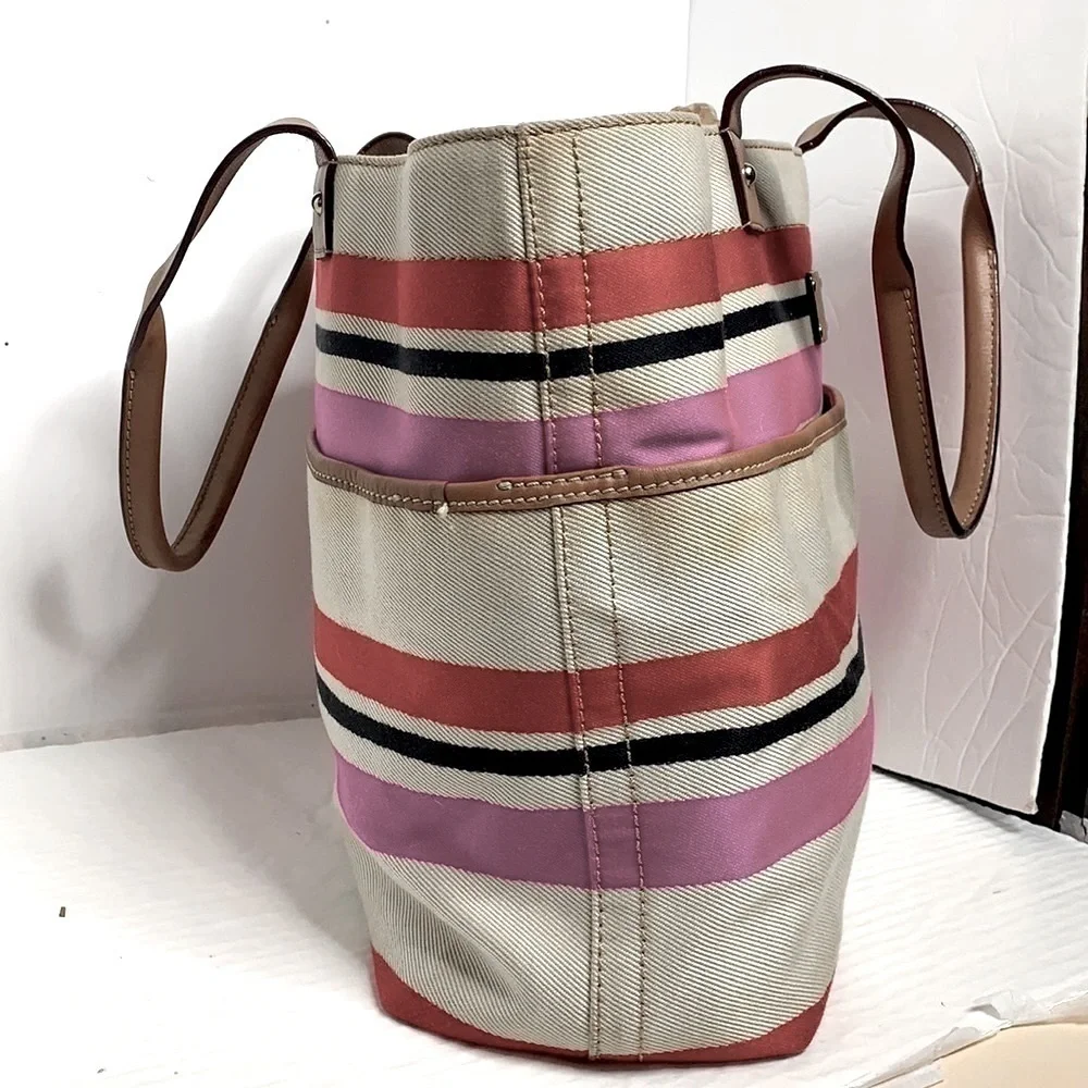 Kate Spade Oak Island Stripe Magazine Tote